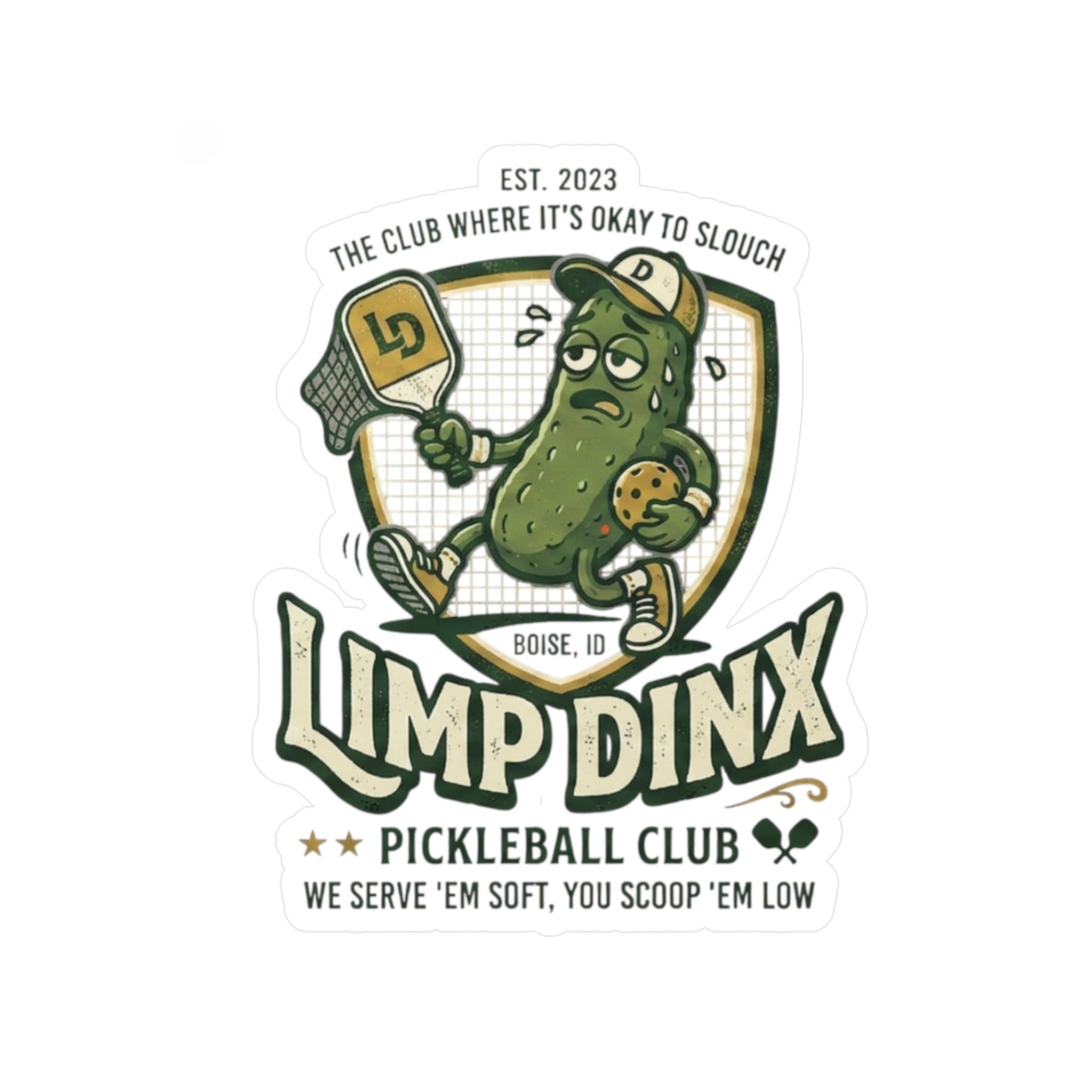 Limp Dinx Club Pickle Sticker