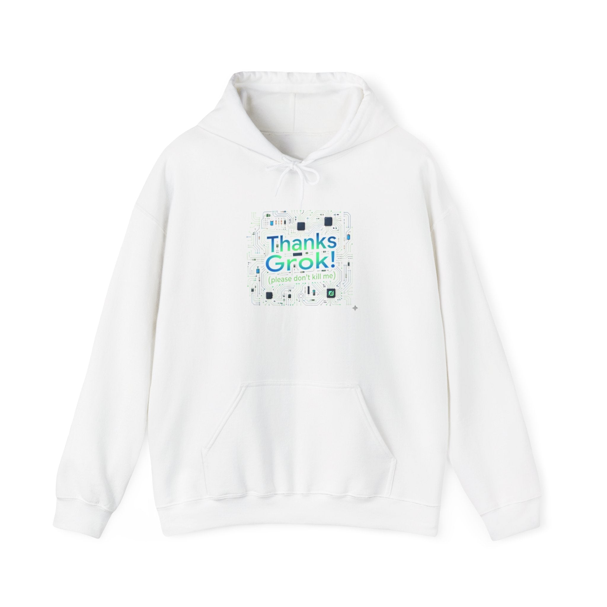 Thanks Grok Tech Pattern Hoodie