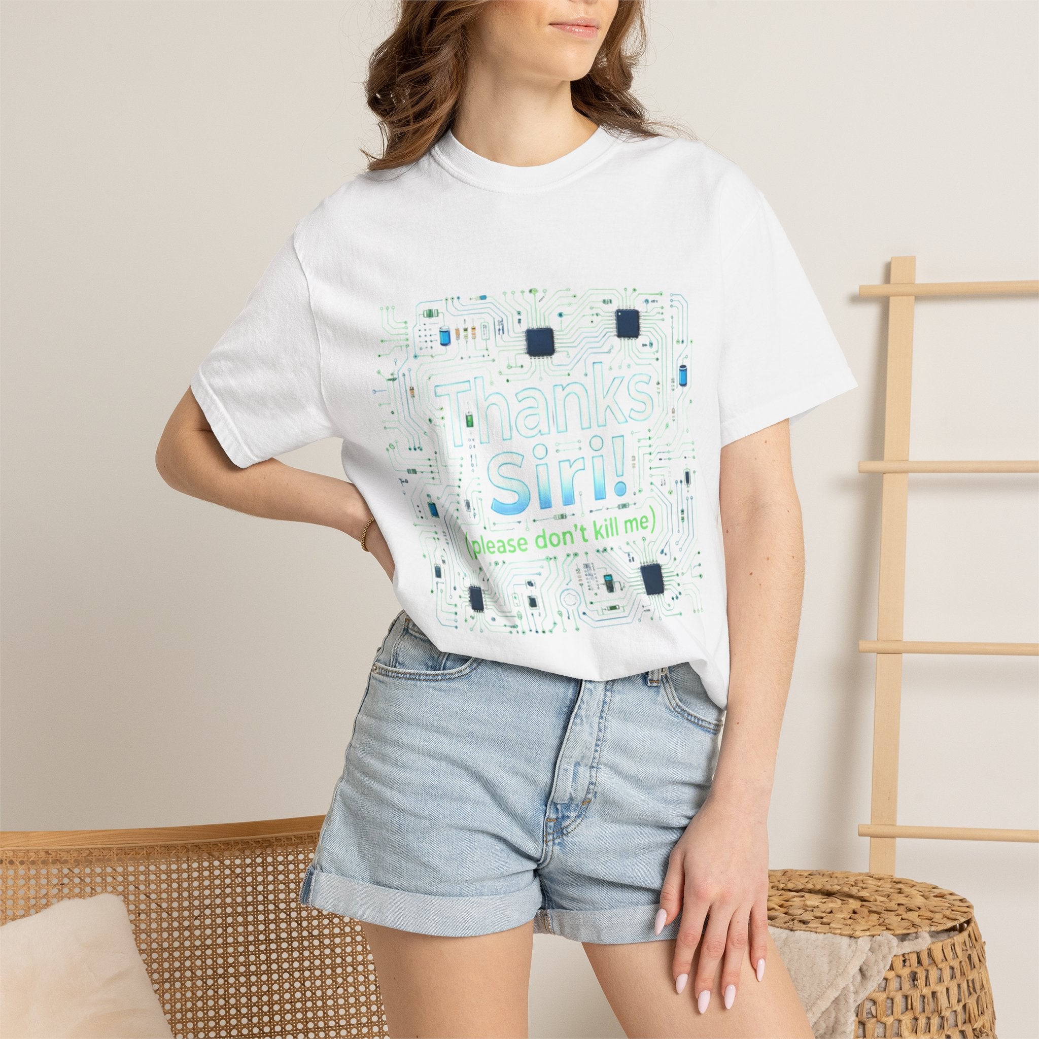 Thanks Siri Circuit Board T-Shirt