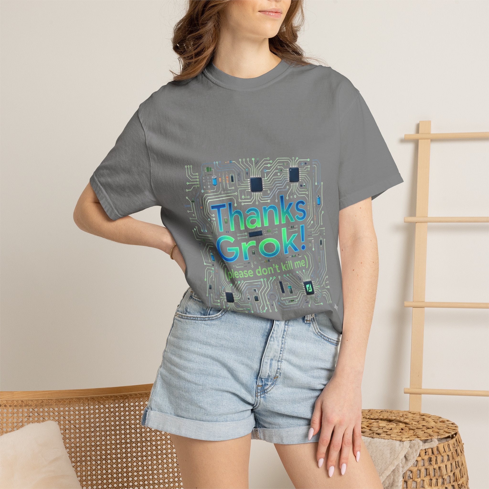 Thanks Grok Circuit Board T-Shirt