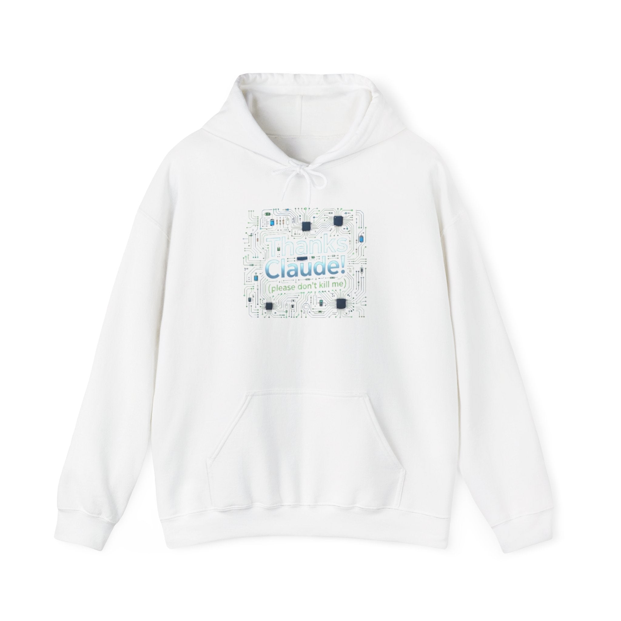 Thanks Claude Tech Pattern Hoodie