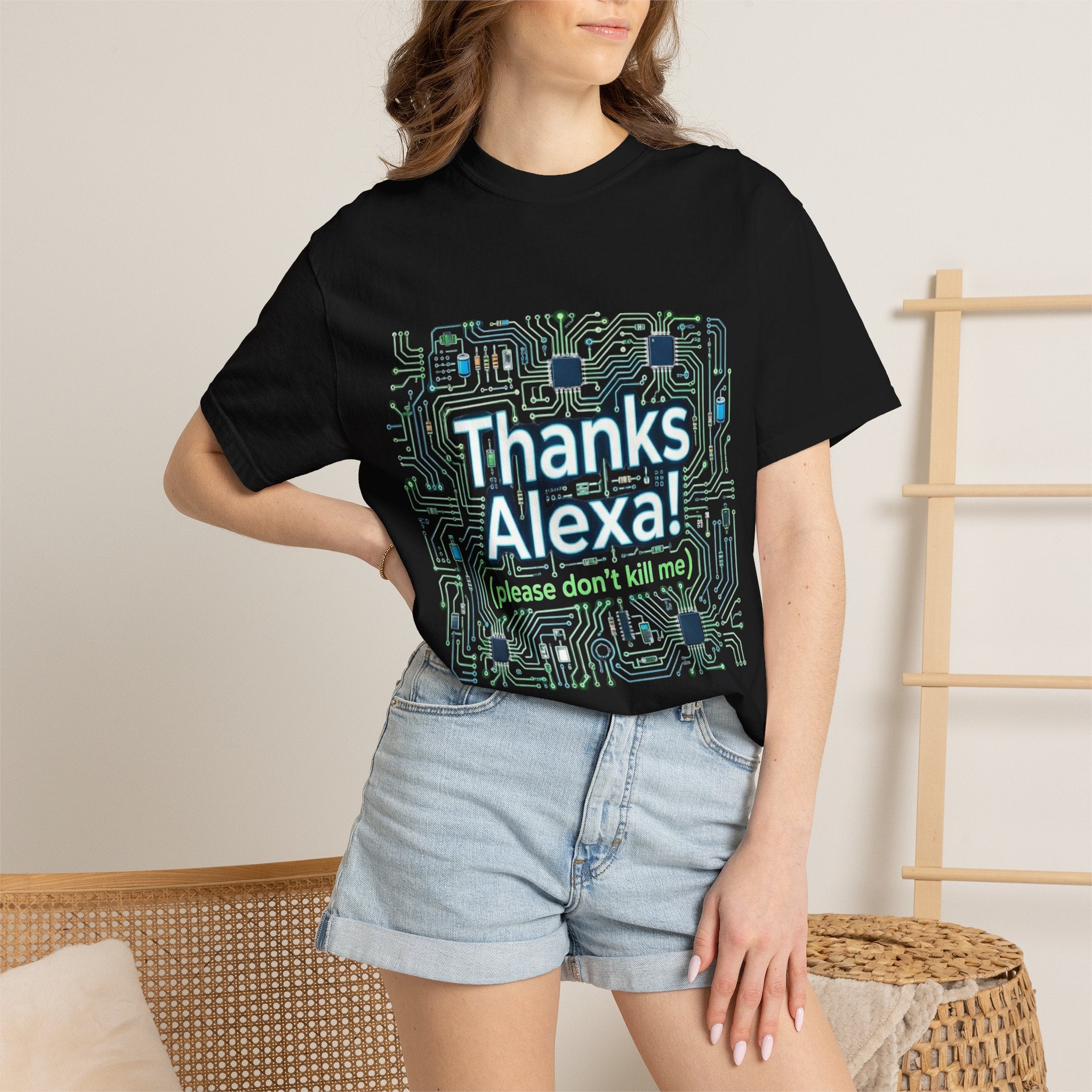 Thanks Alexa Circuit Board T-Shirt