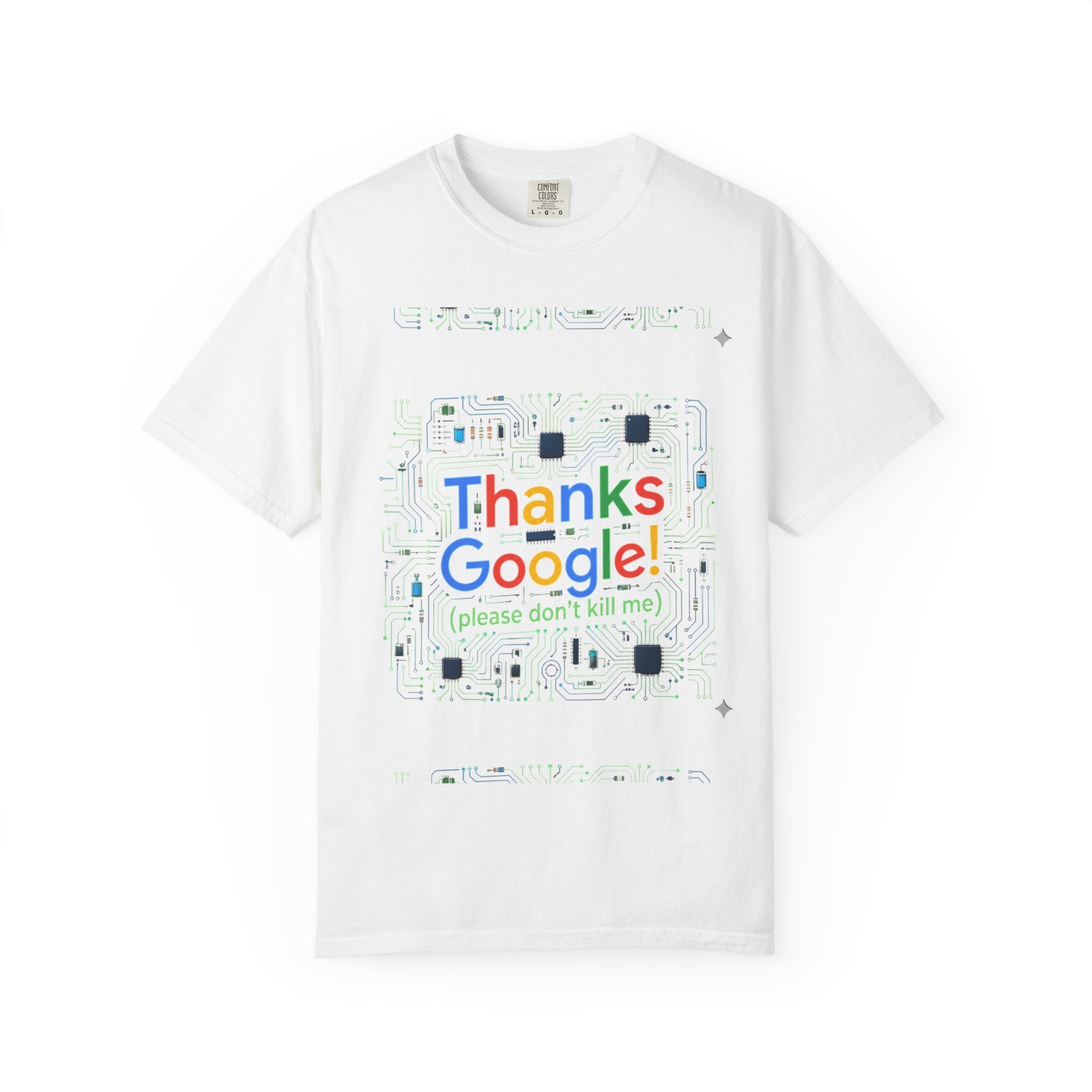 Thanks Google Circuit Board T-Shirt