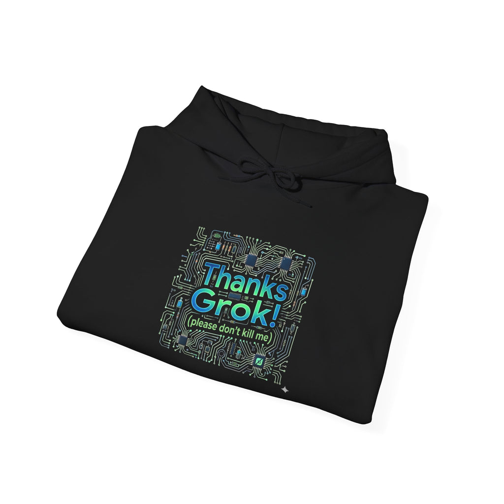 Thanks Grok Tech Pattern Hoodie