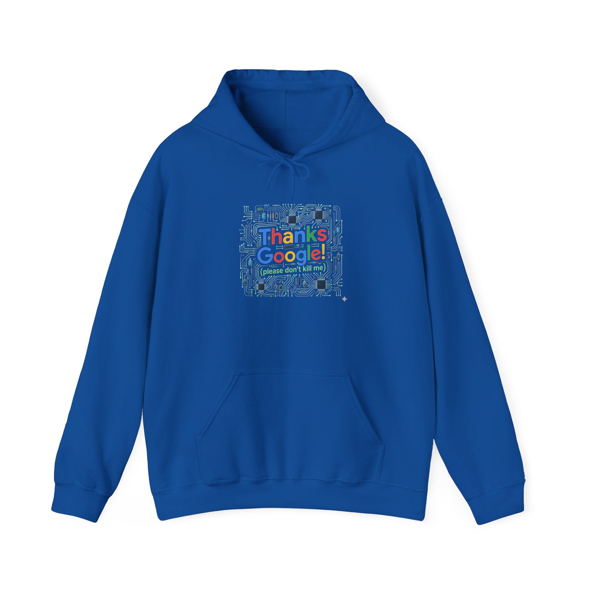 Thanks Google Tech Pattern Hoodie