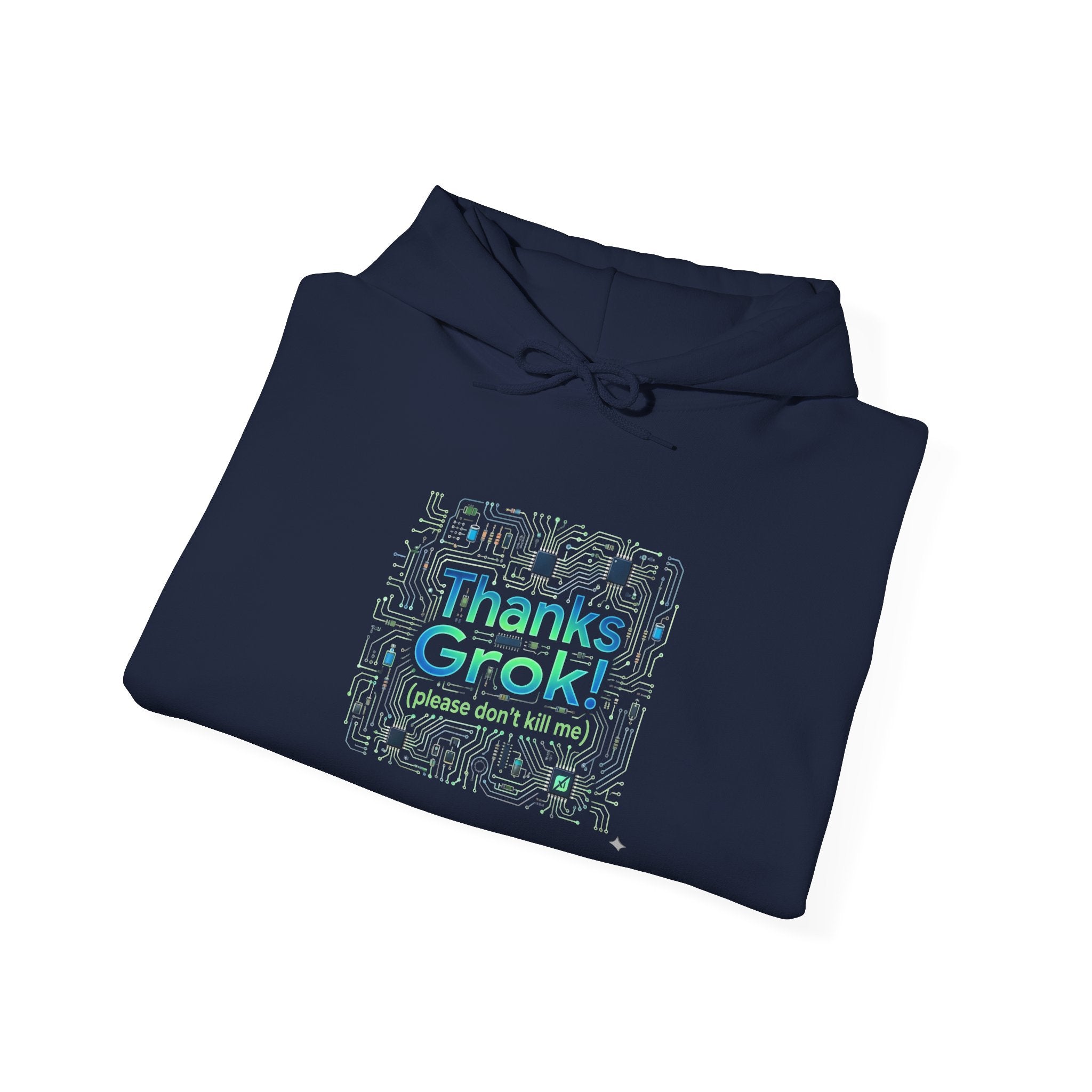Thanks Grok Tech Pattern Hoodie