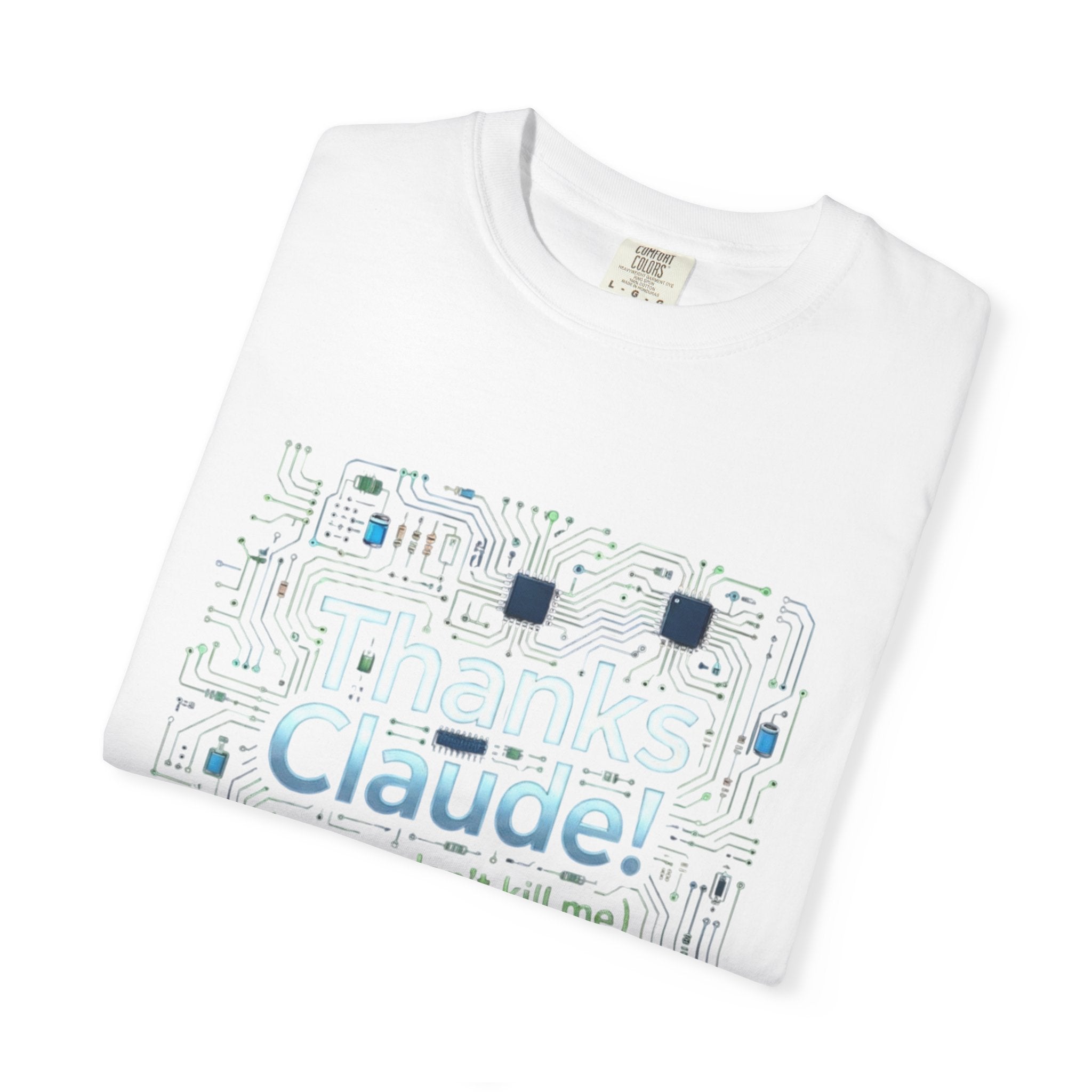 Thanks Claude Circuit Board T-Shirt