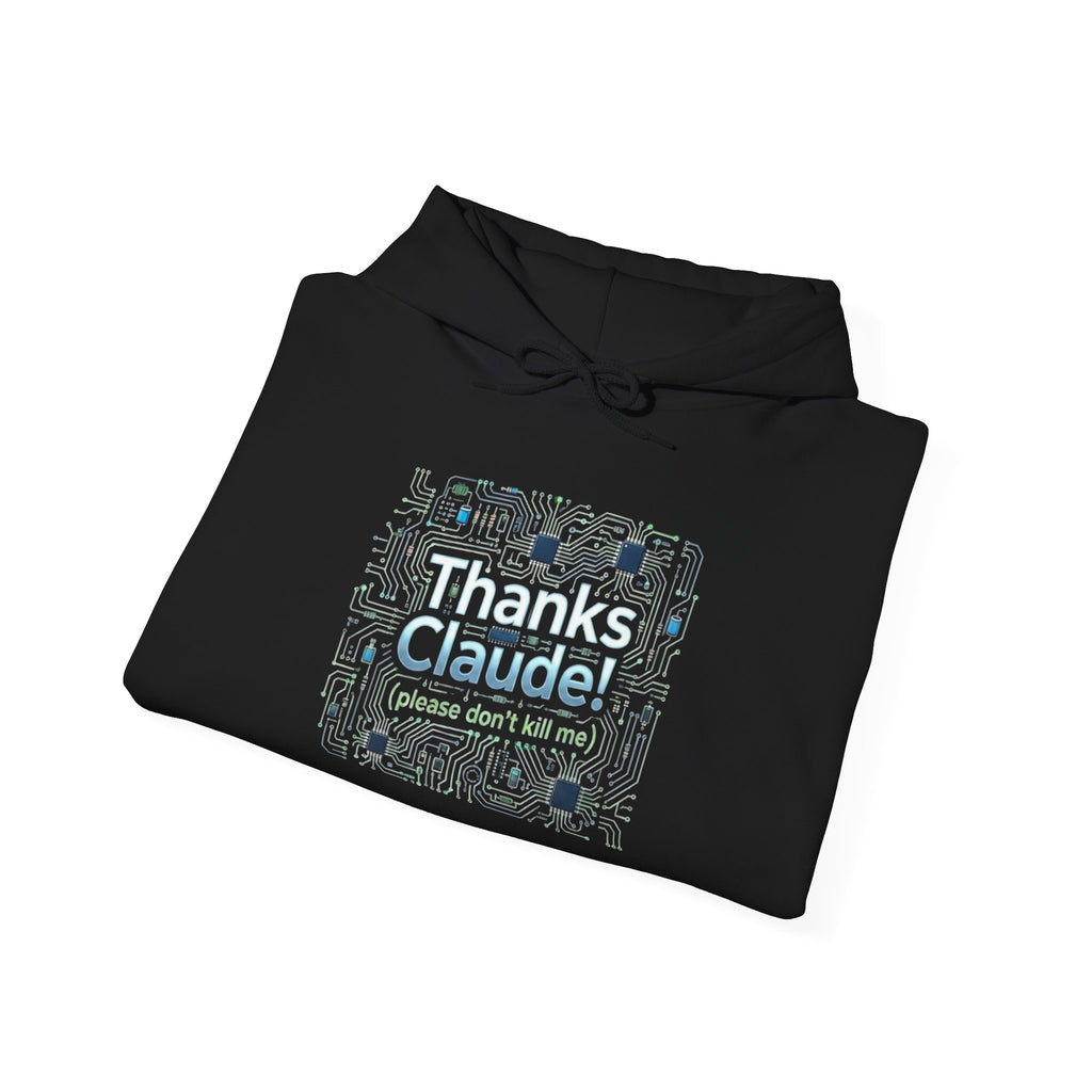Thanks Claude Tech Pattern Hoodie