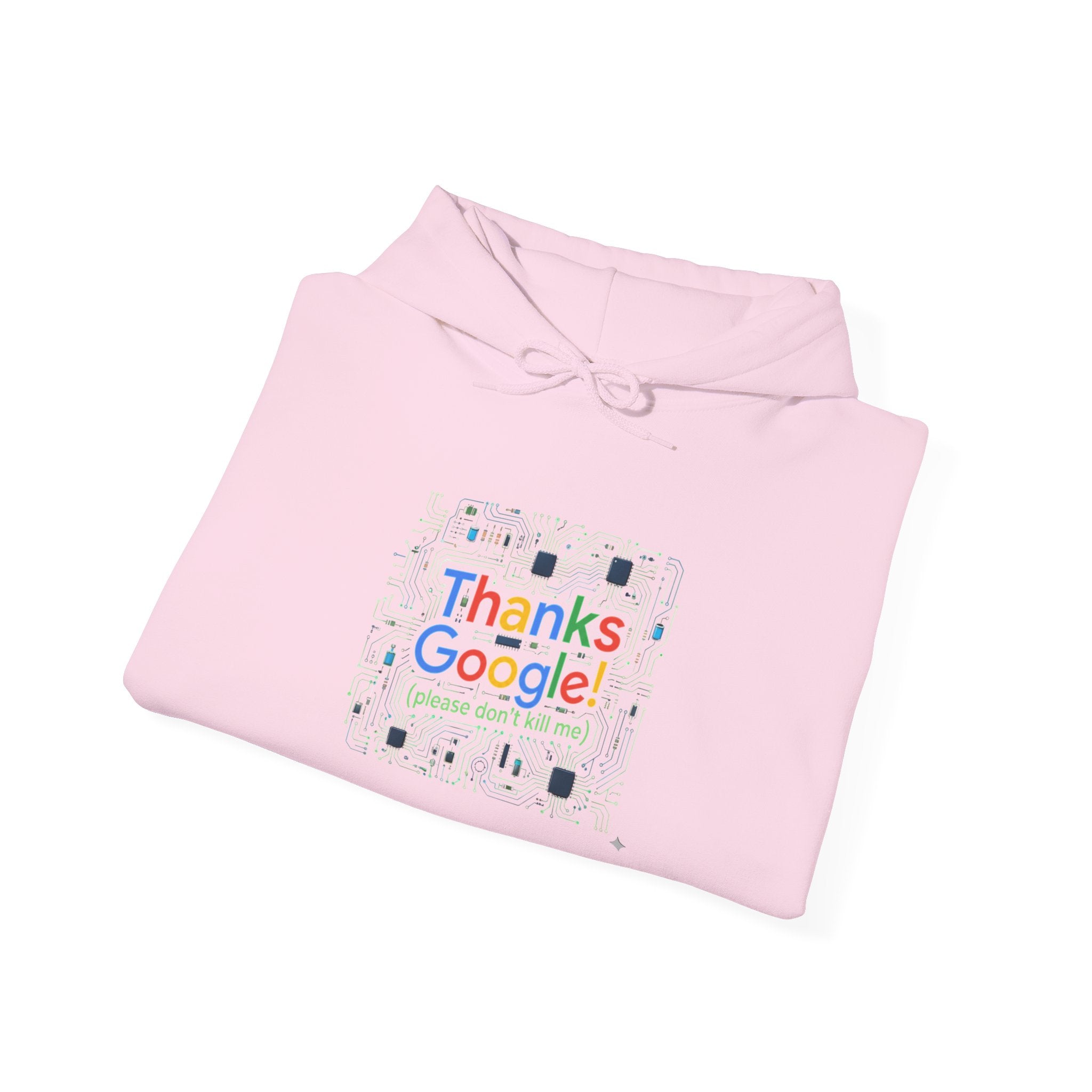 Thanks Google Tech Pattern Hoodie