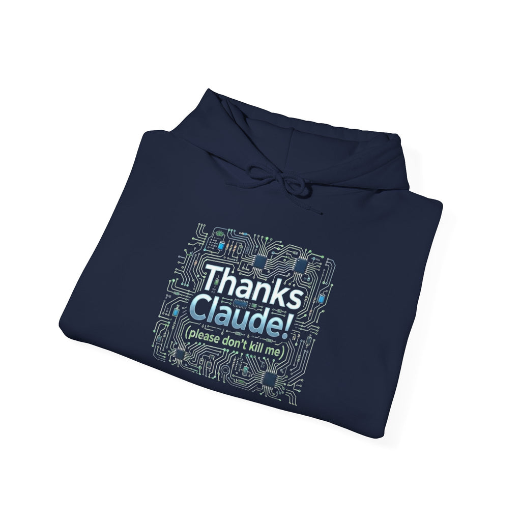 Thanks Claude Tech Pattern Hoodie