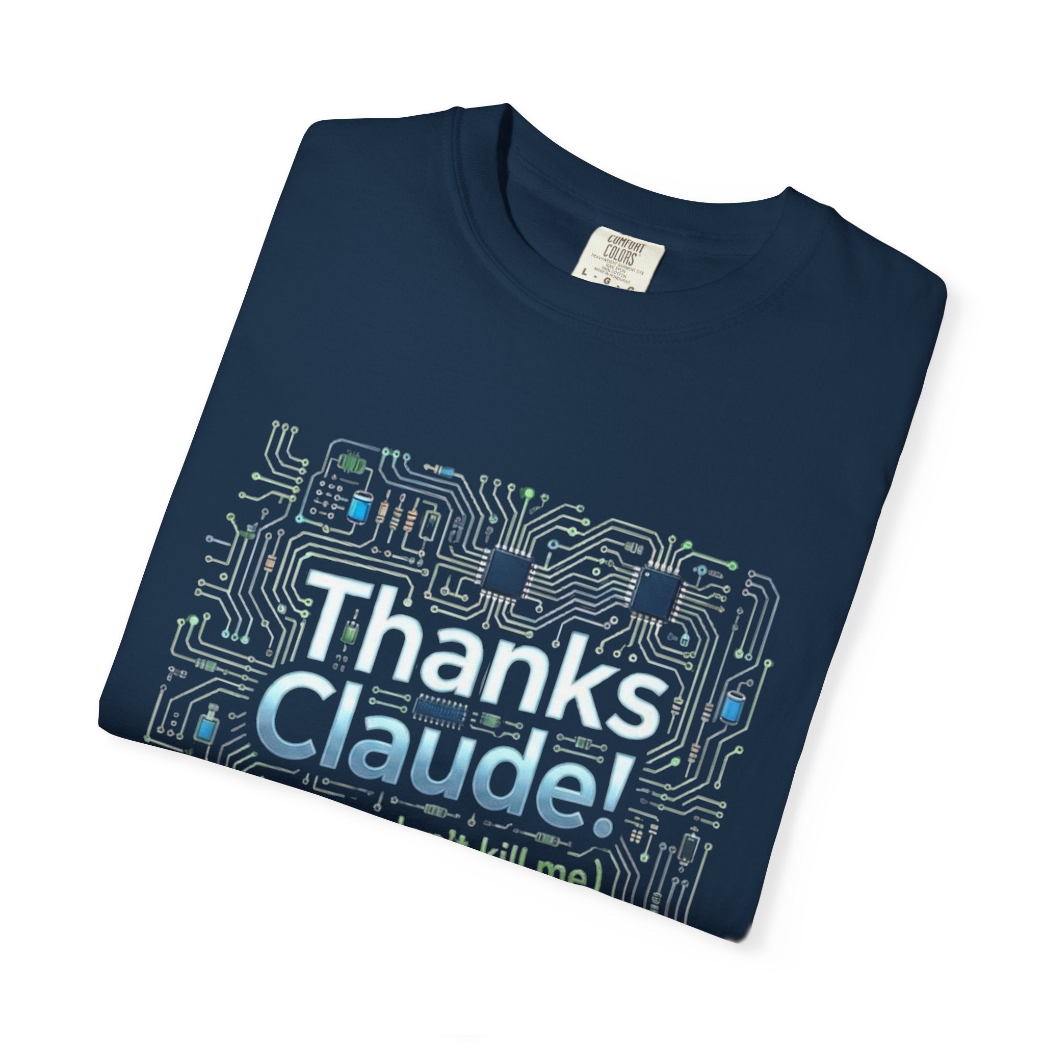 Thanks Claude Circuit Board T-Shirt