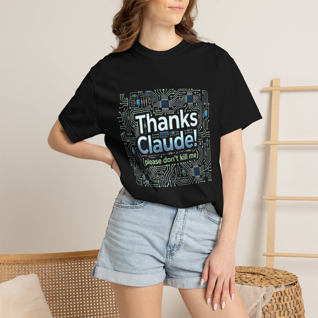 Thanks Claude Circuit Board T-Shirt