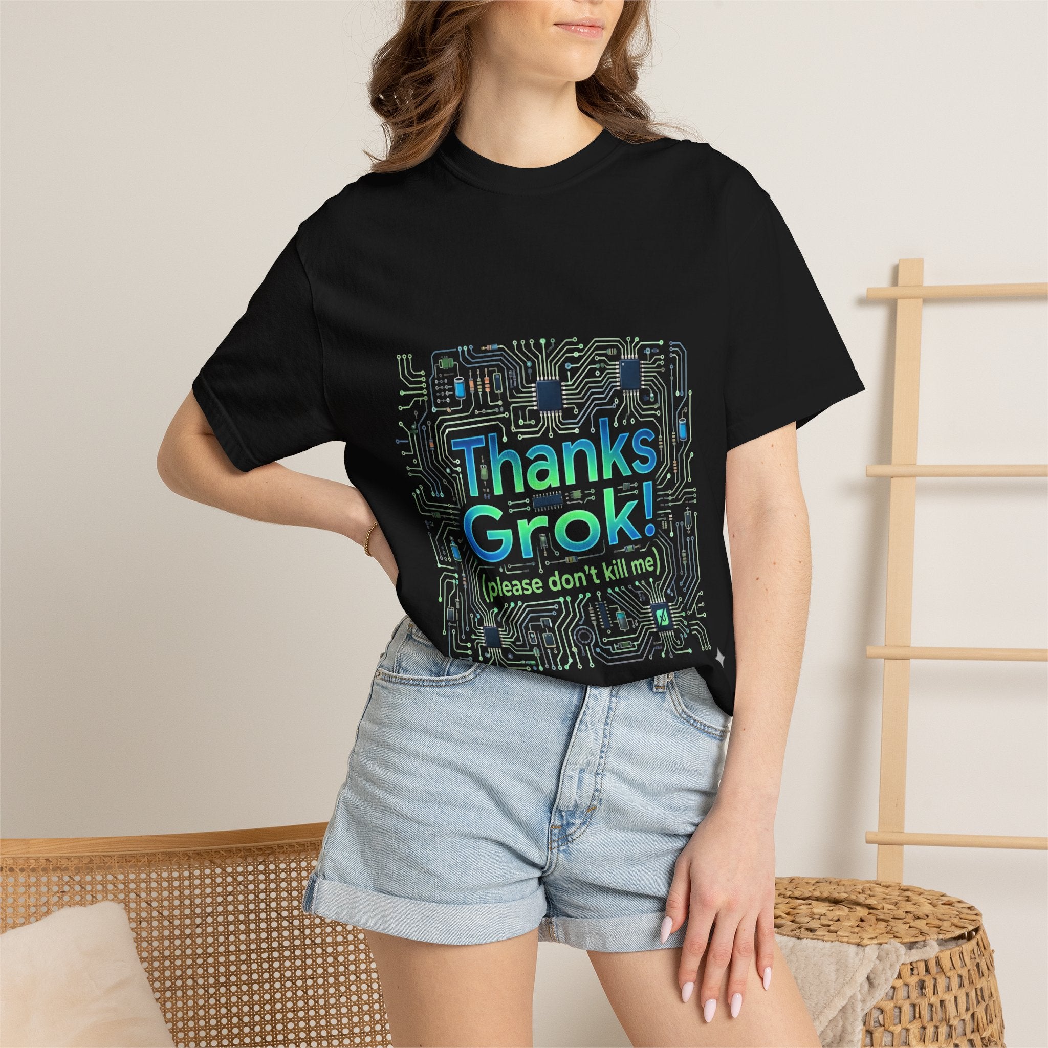 Thanks Grok Circuit Board T-Shirt