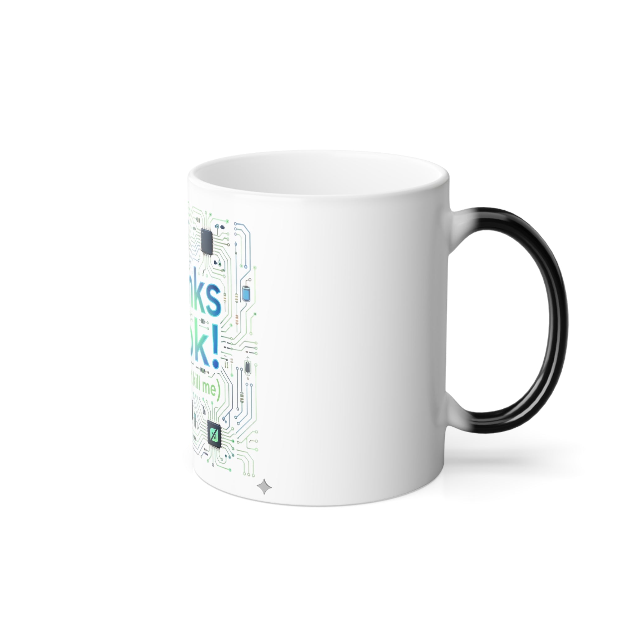 Thanks Grok Color-Changing Mug