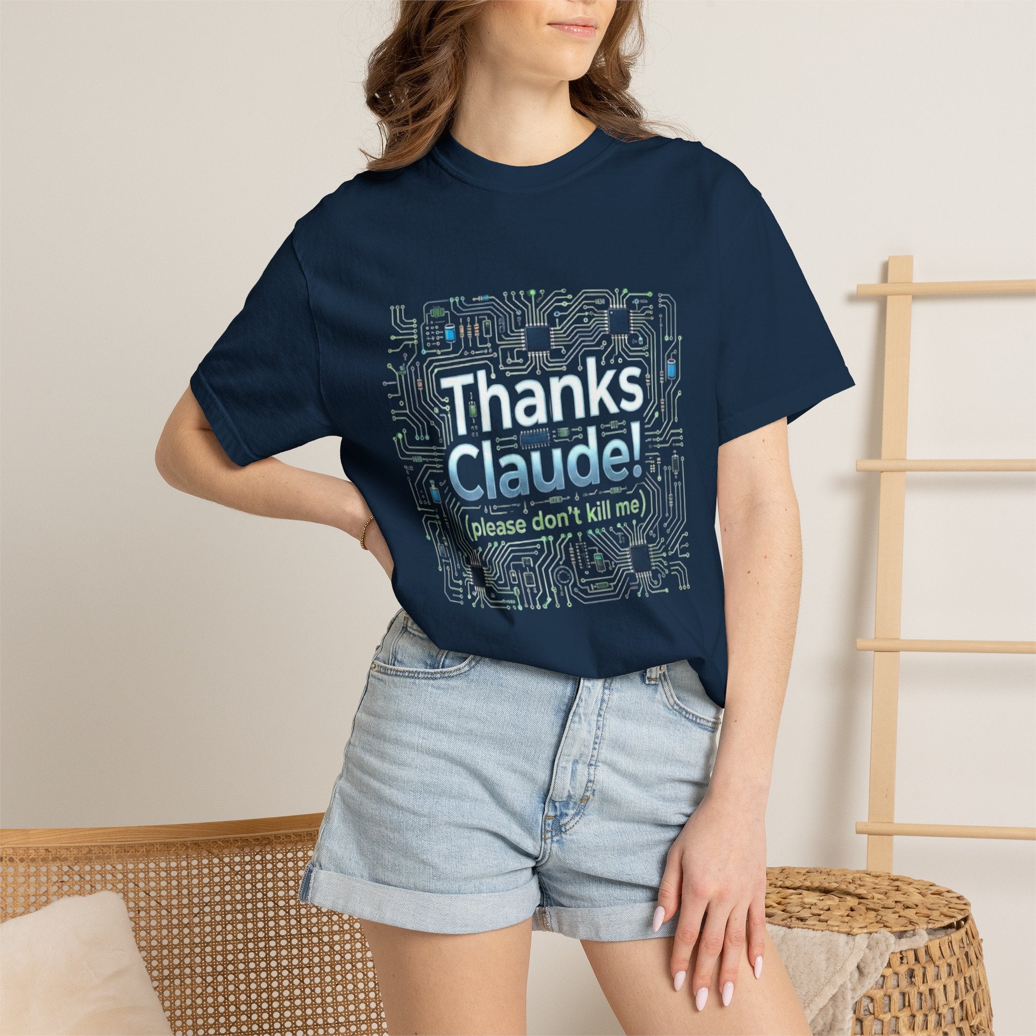 Thanks Claude Circuit Board T-Shirt