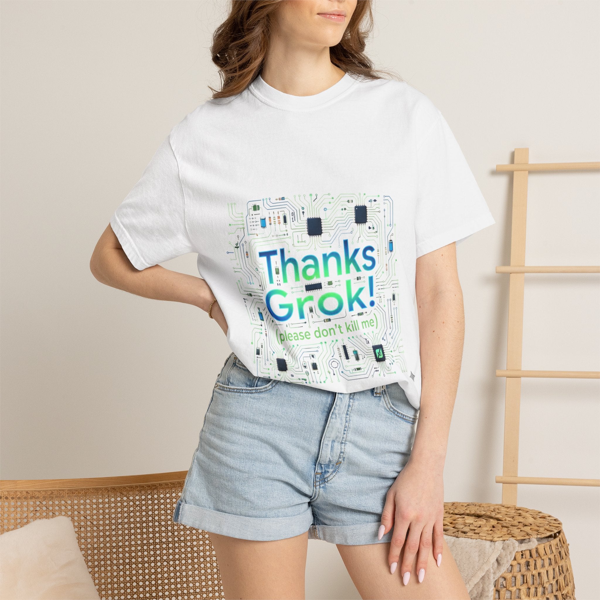 Thanks Grok Circuit Board T-Shirt