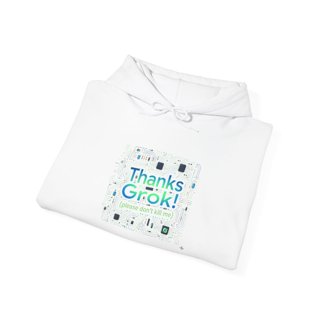 Thanks Grok Tech Pattern Hoodie