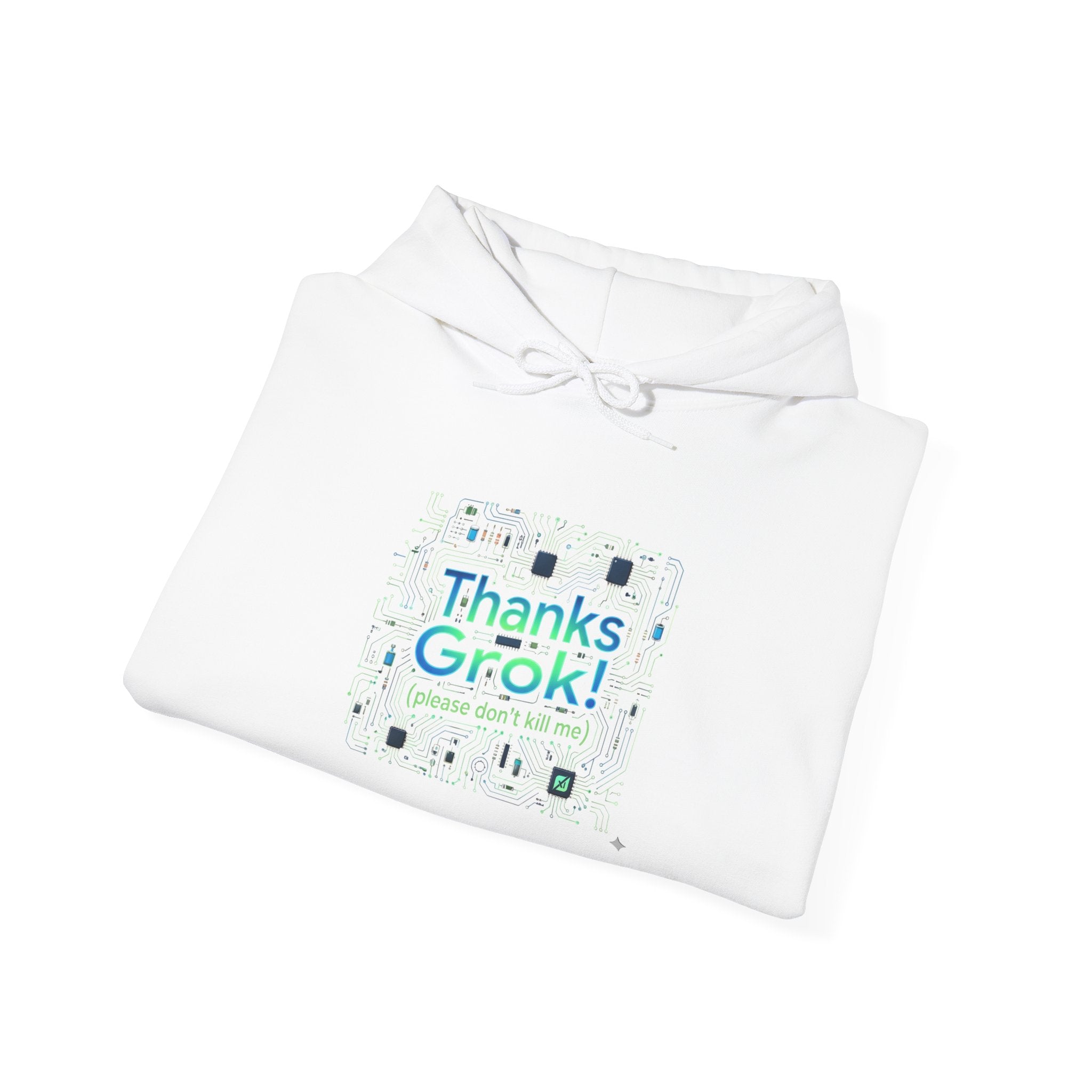 Thanks Grok Tech Pattern Hoodie