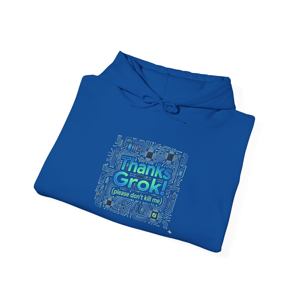 Thanks Grok Tech Pattern Hoodie