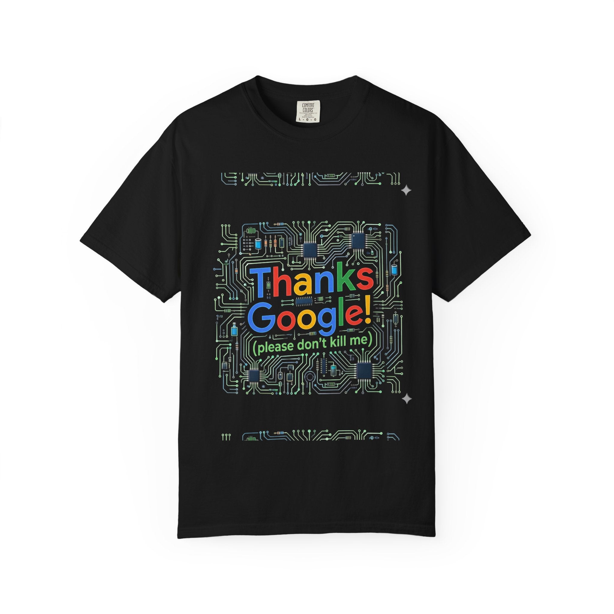 Thanks Google Circuit Board T-Shirt