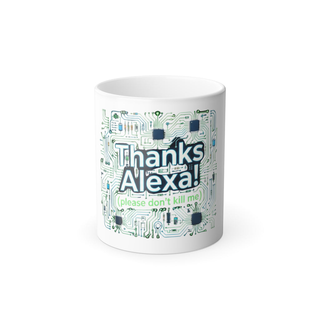Thanks Alexa Color-Changing Mug