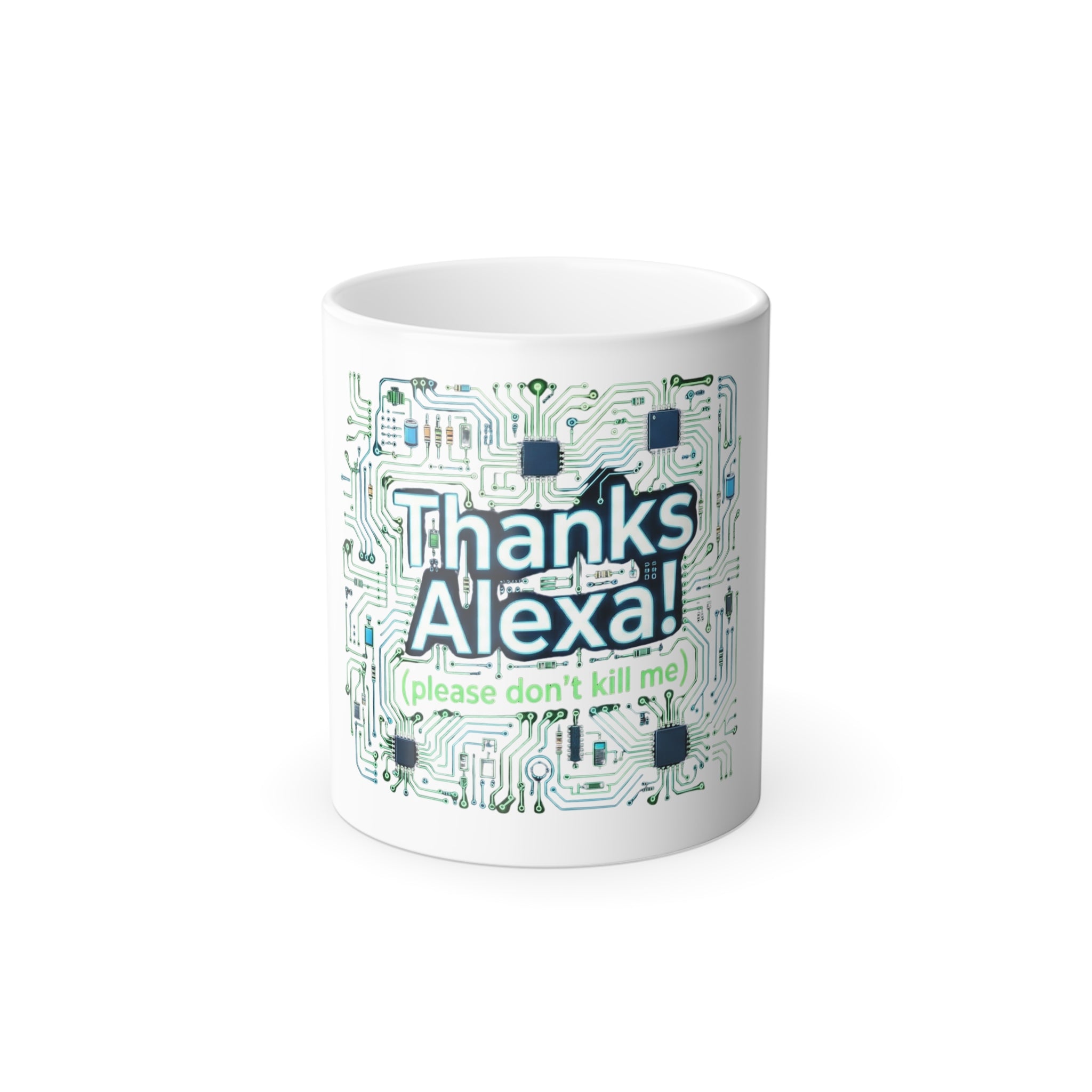 Thanks Alexa Color-Changing Mug