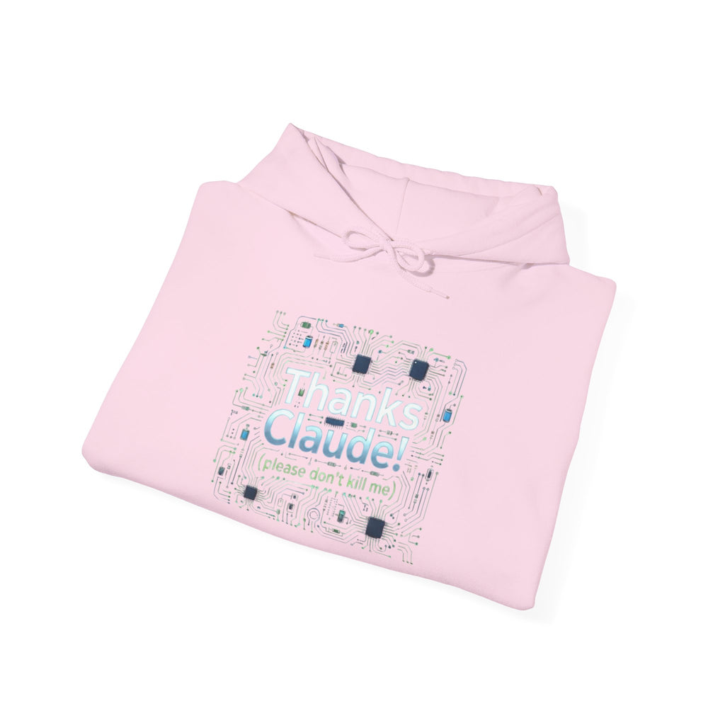 Thanks Claude Tech Pattern Hoodie