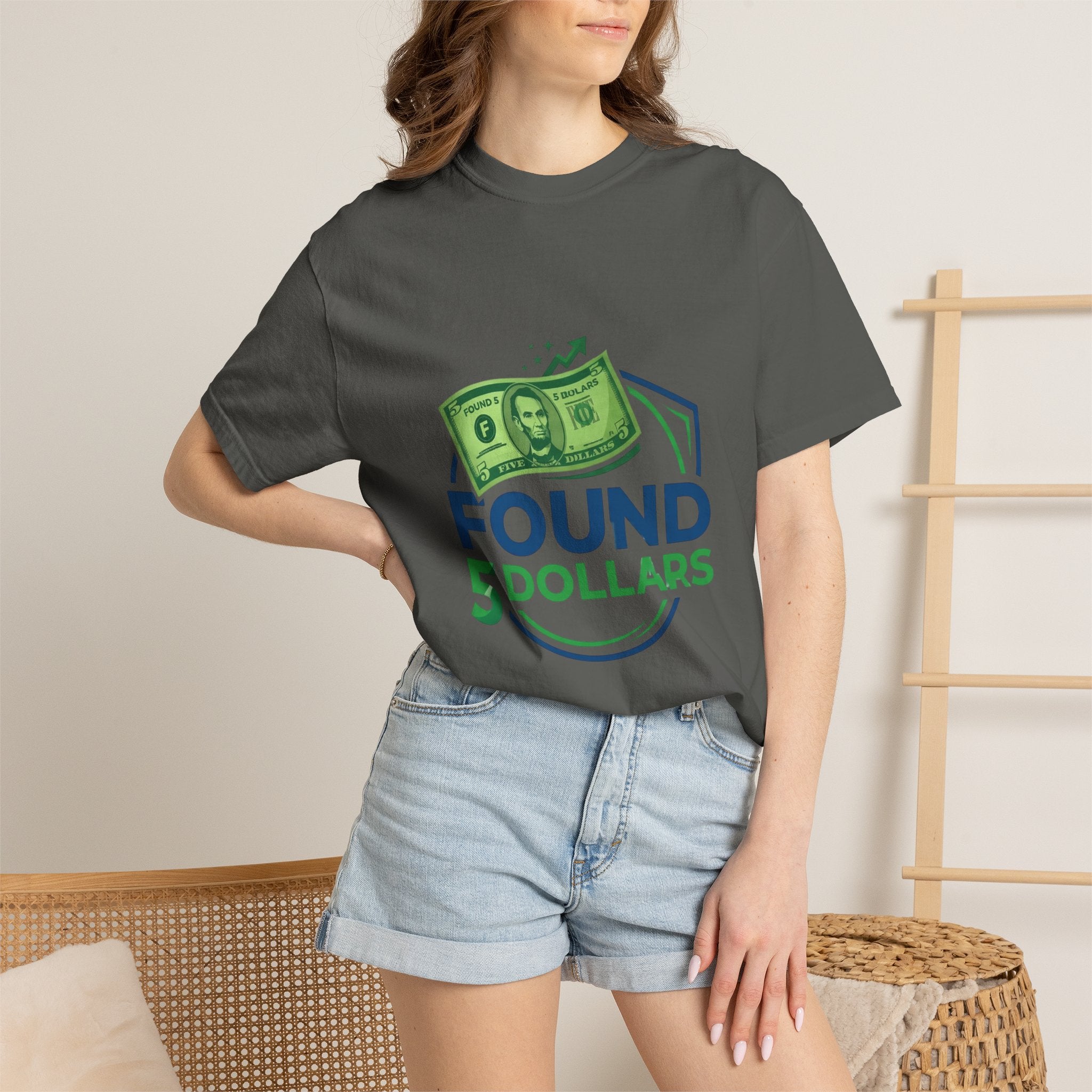 Found 5 Dollars Graphic Tee