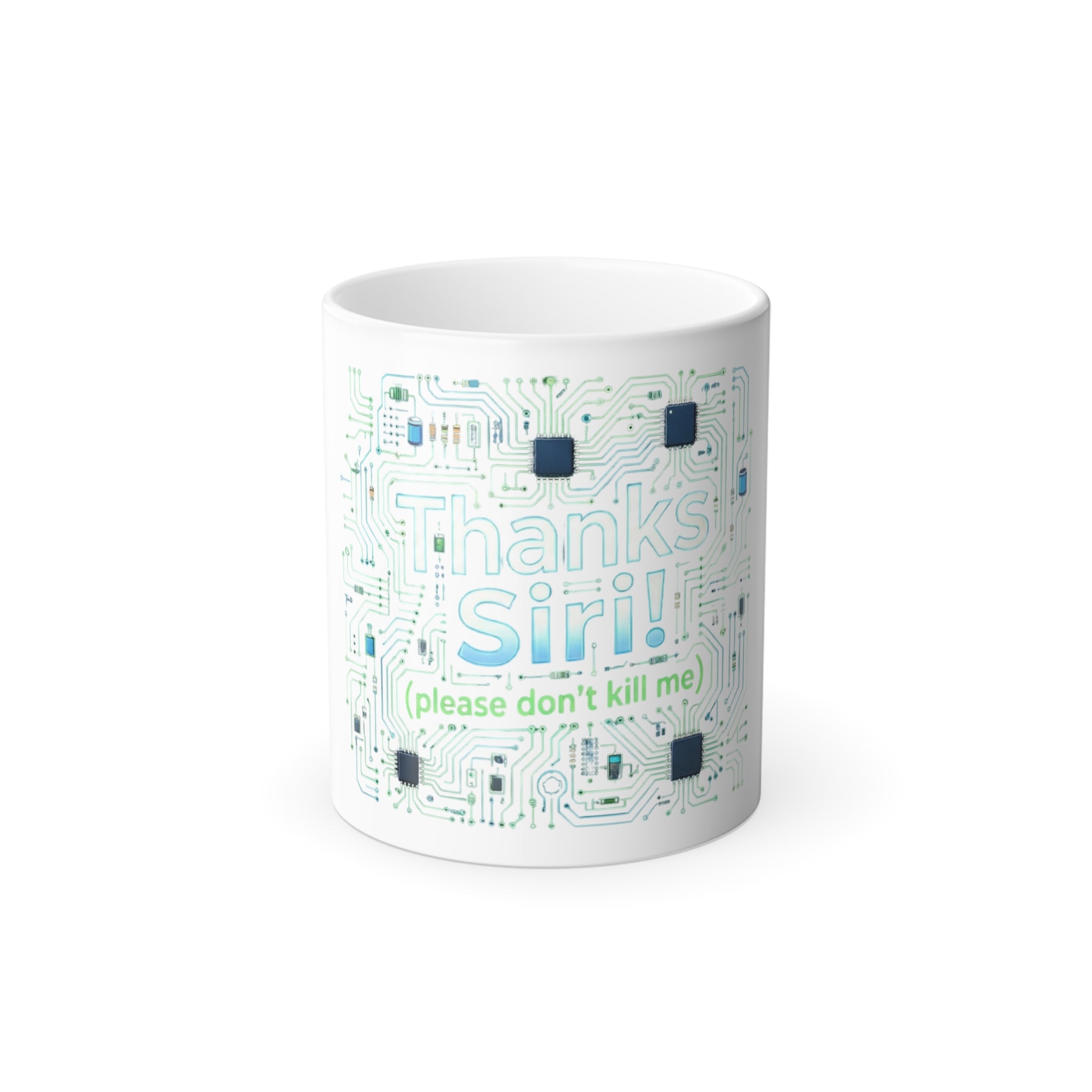 Thanks Siri Color-Changing Mug