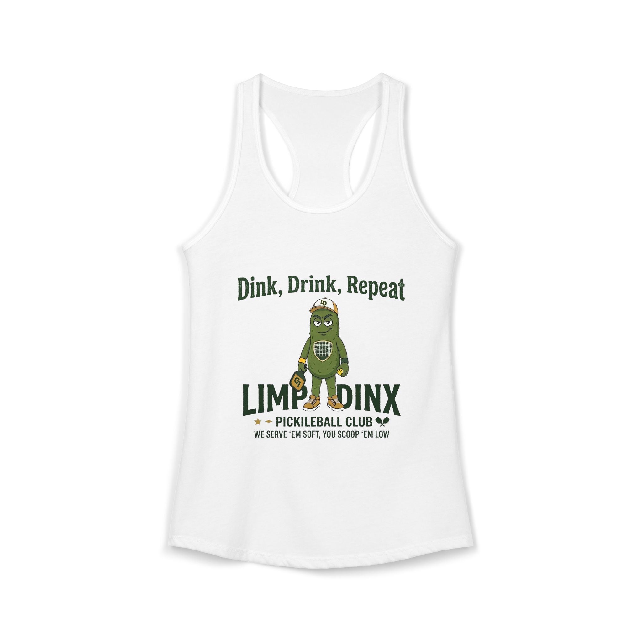 Limp Dinx Dink Drink Repeat Racerback Tank