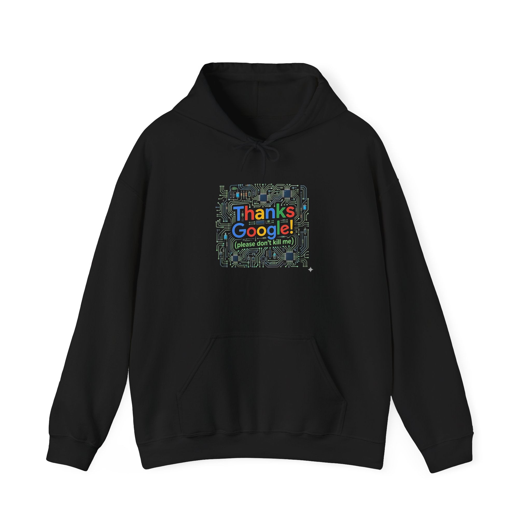 Thanks Google Tech Pattern Hoodie