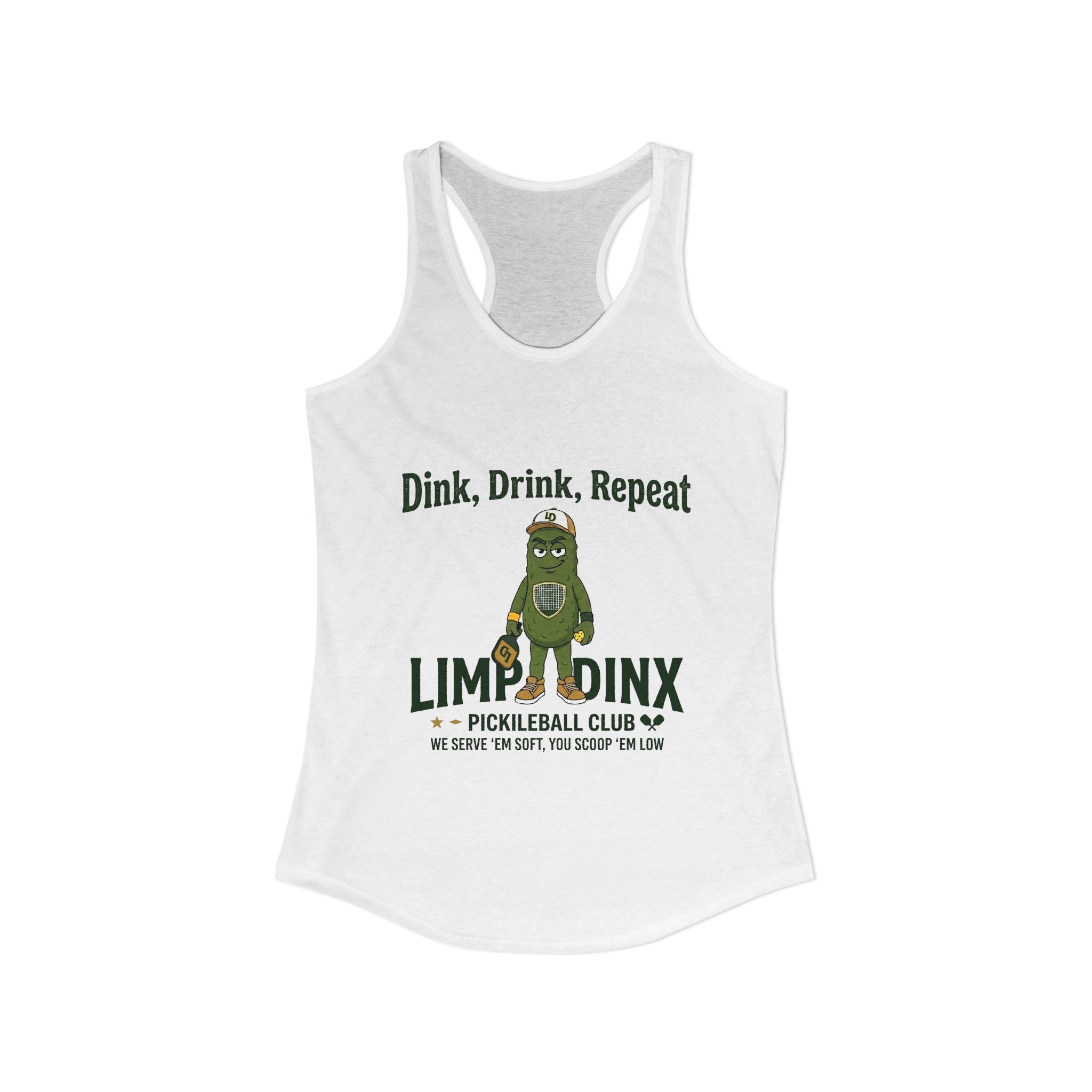 Limp Dinx Dink Drink Repeat Racerback Tank
